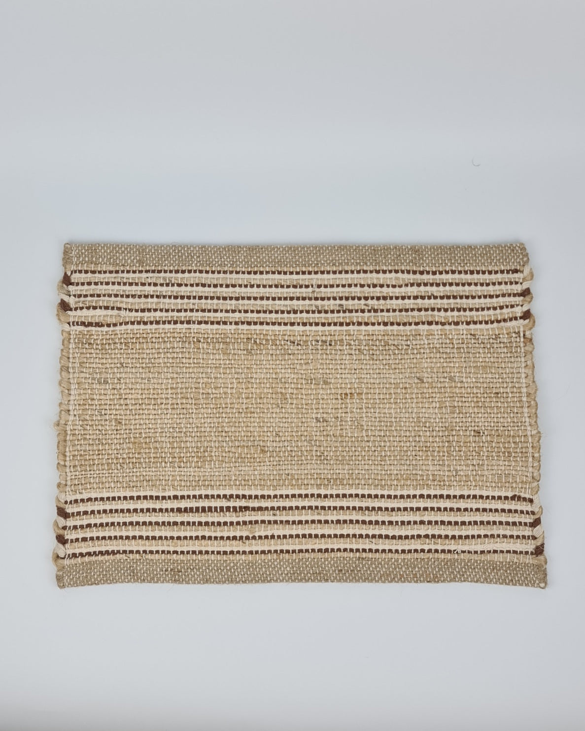 Yanna Placemat – Jute / Cotton (Natural & Brown)