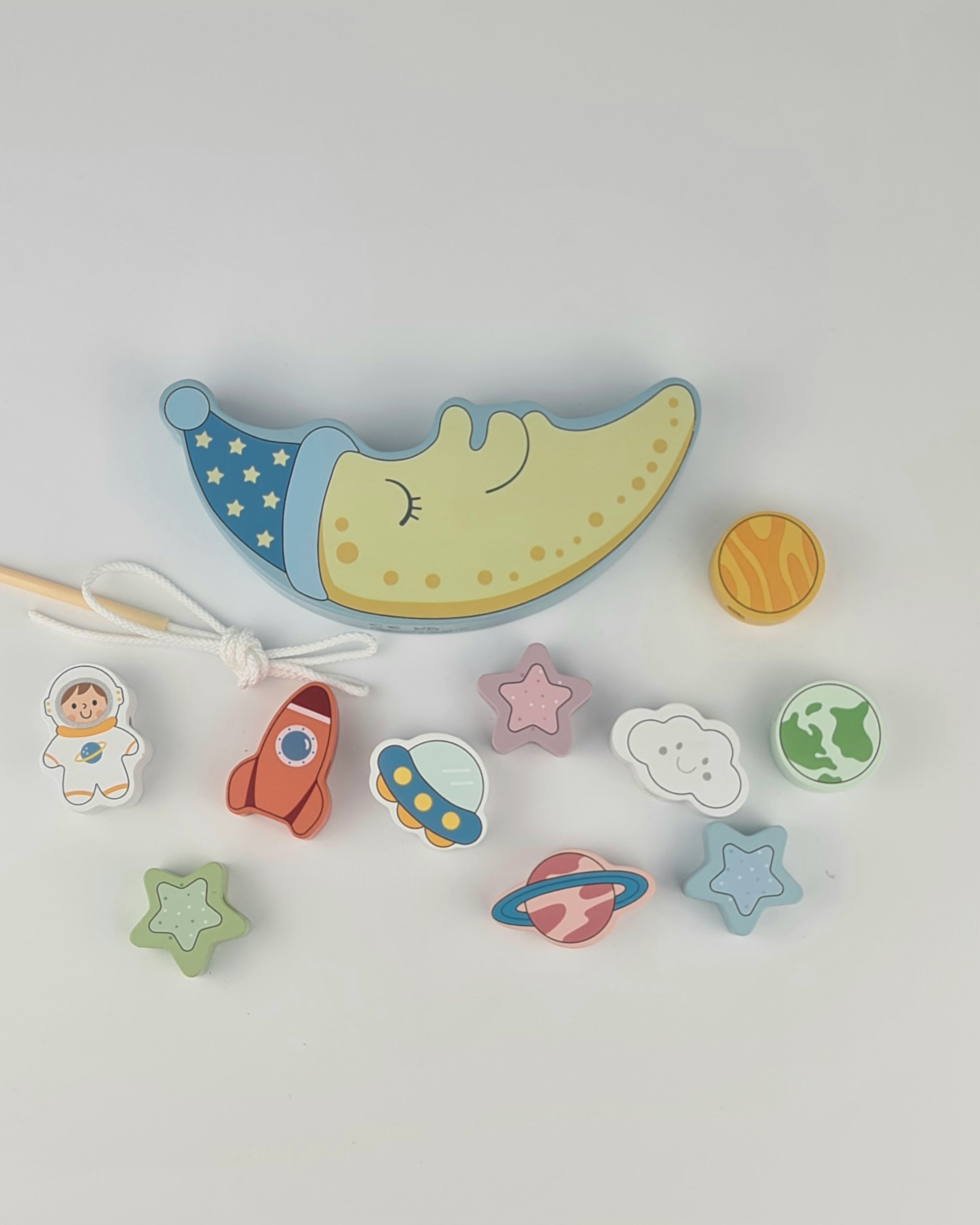 2 In 1 Moon Balance & Lacing Set