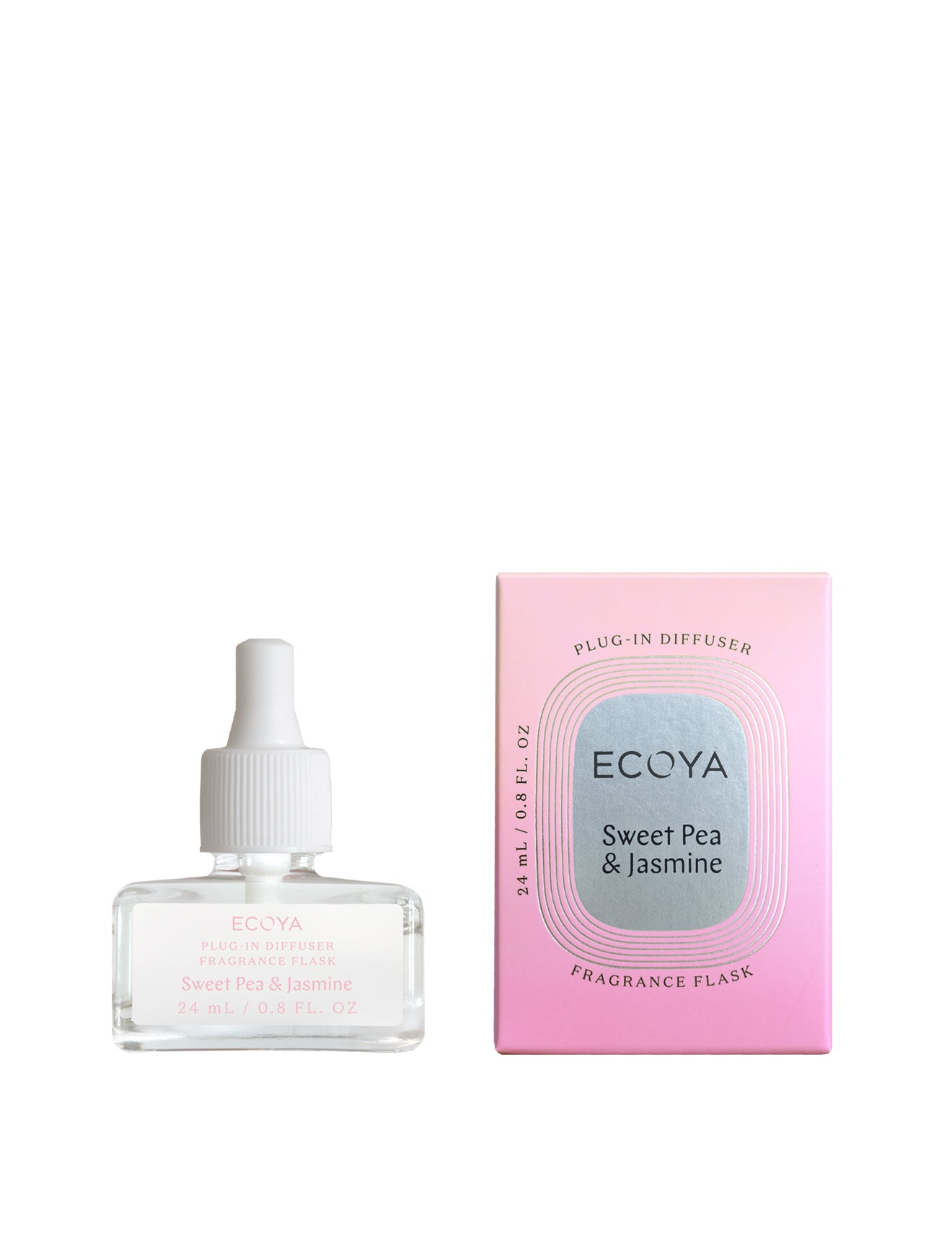 Plug - In Diffuser Fragrance Flask: Sweet Pea & Jasmine