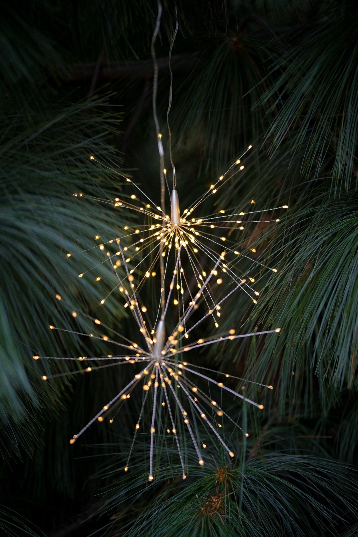 Hanging Starburst Light – Copper 30cm