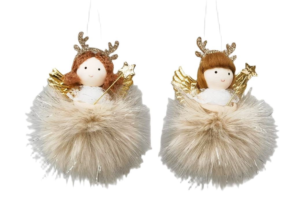 Fluffy Christmas Angels – Rosie & Maisie