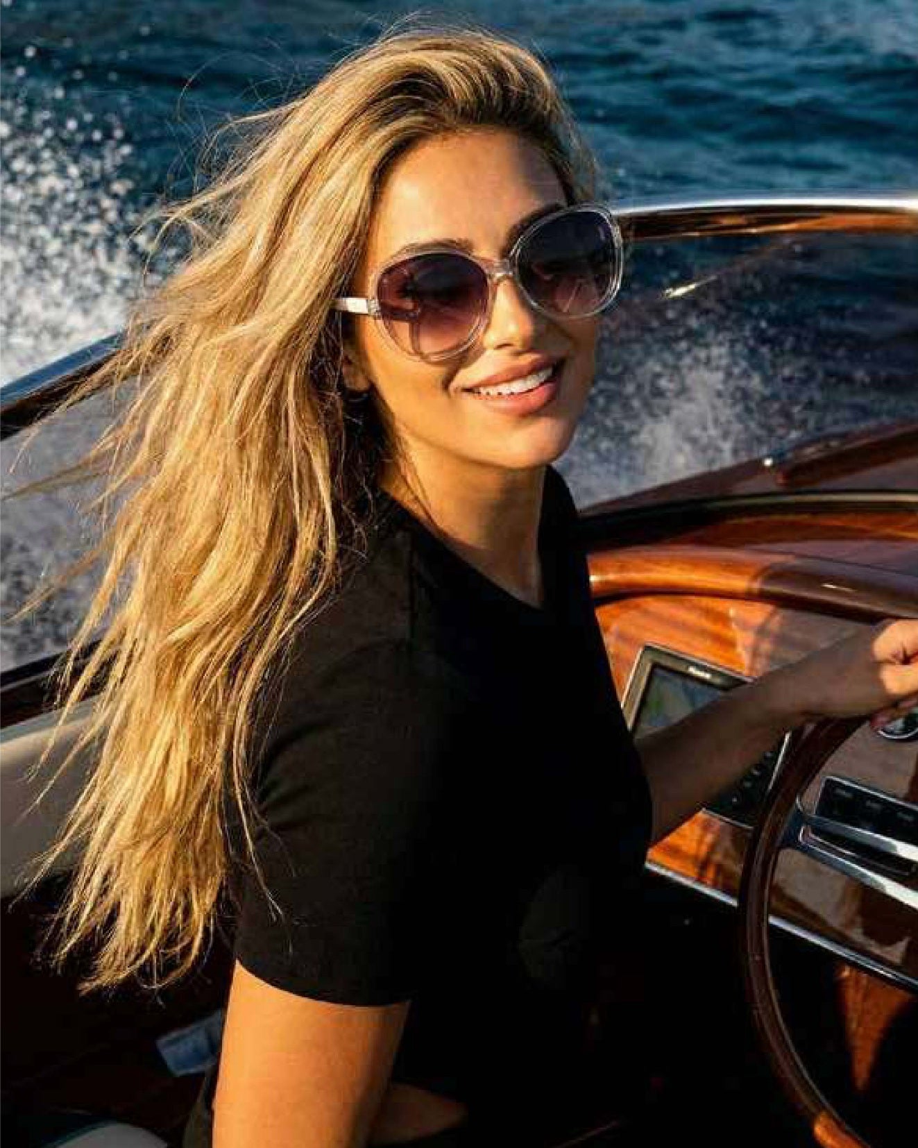 Anna Sunglasses – Clear Frame