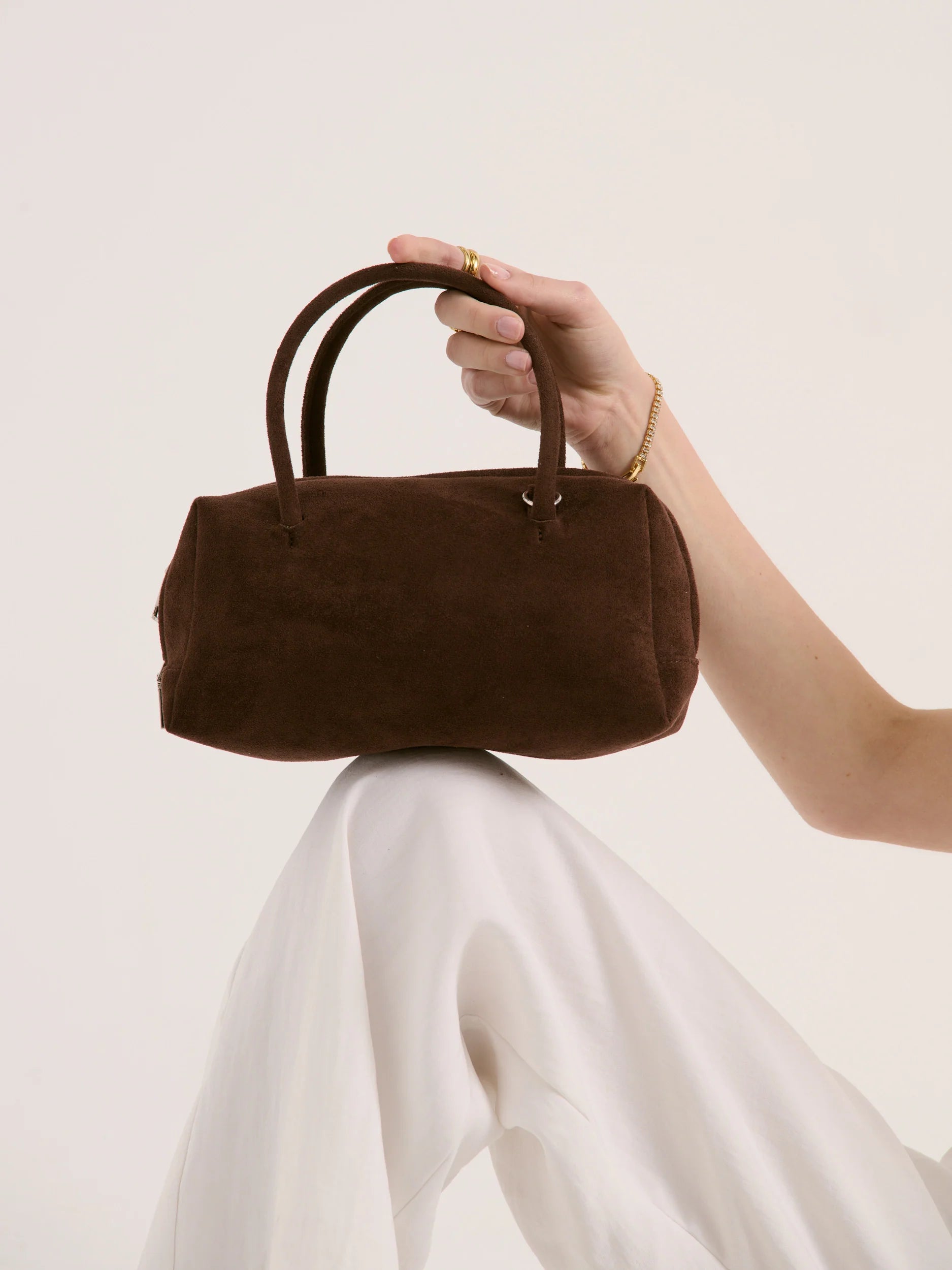 Arden Vegan Suede Crossbody Bag – Coco