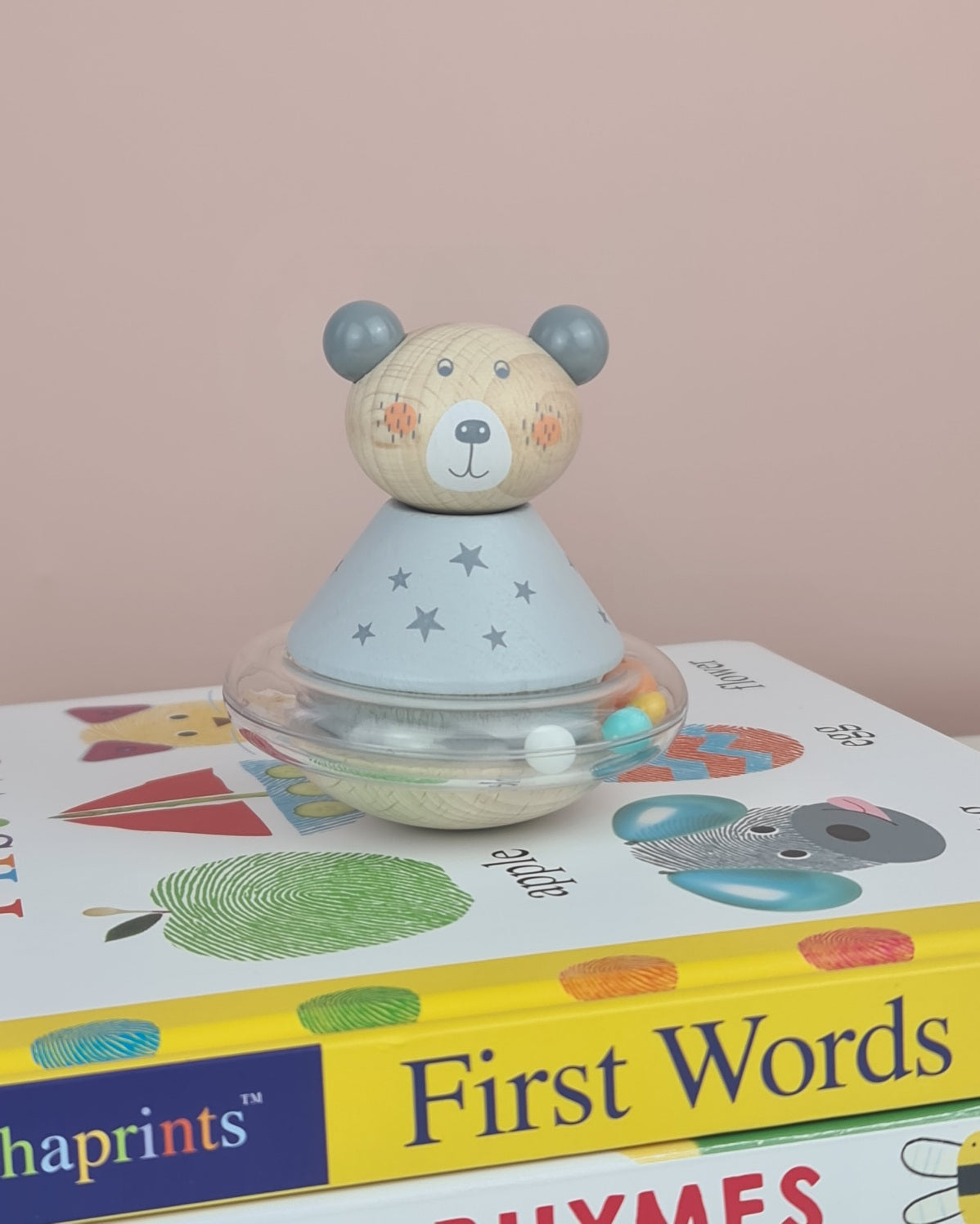 Basil the Bear Roly-Poly – A Gentle Tumble and Wiggle Toy