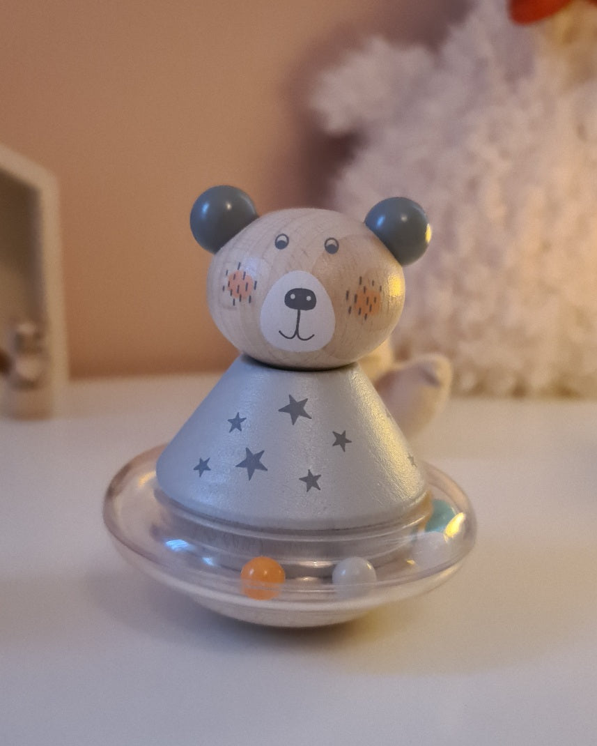 Basil the Bear Roly-Poly – A Gentle Tumble and Wiggle Toy