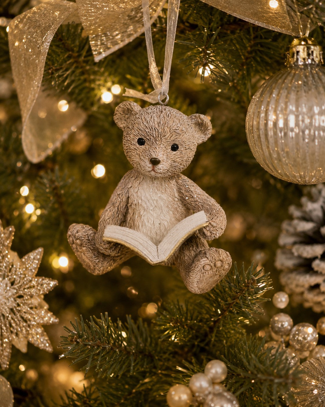Theo the Storybook Bear Christmas Ornament