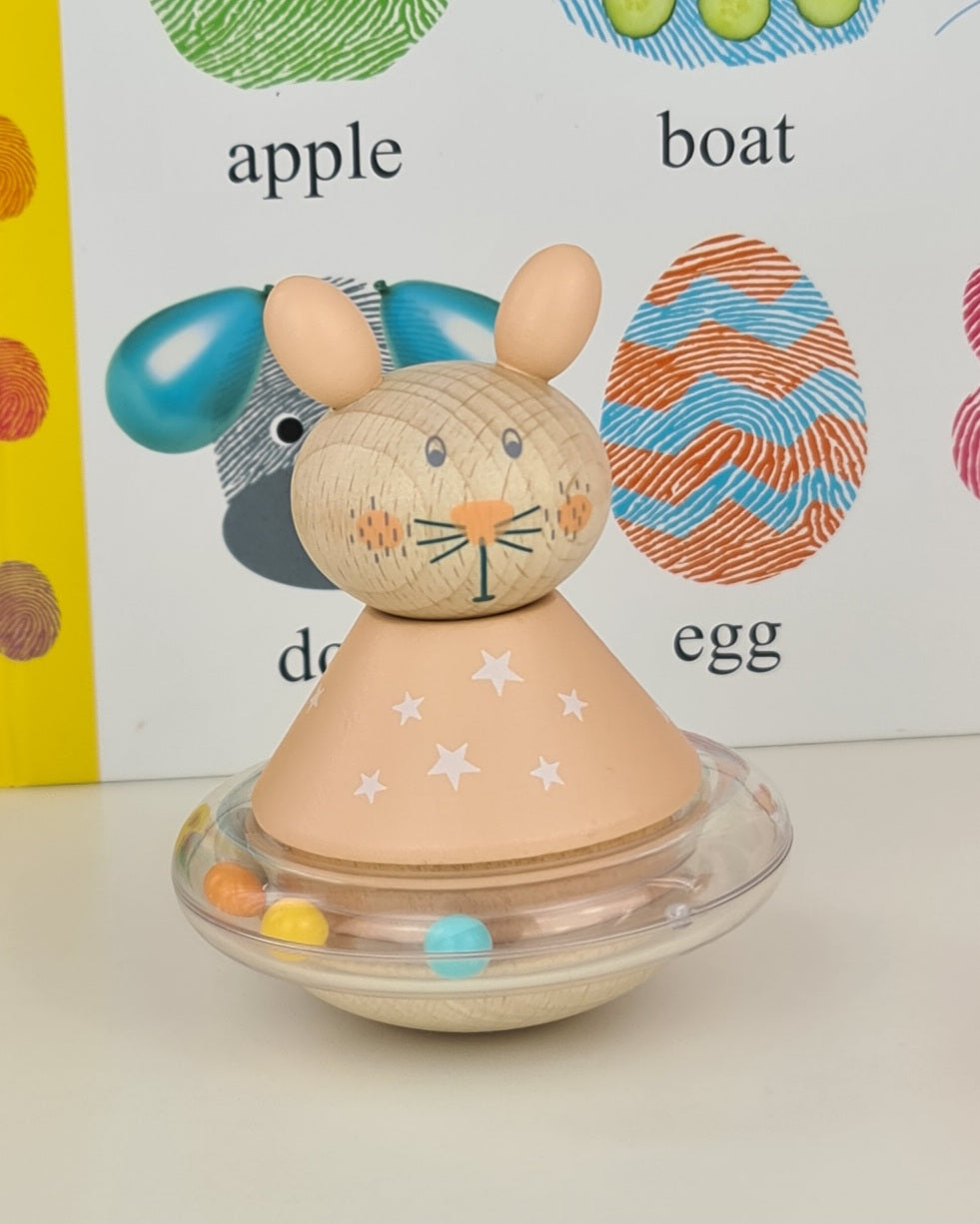 Betsy the Bunny Roly-Poly – A Gentle Tumble and Wiggle Toy