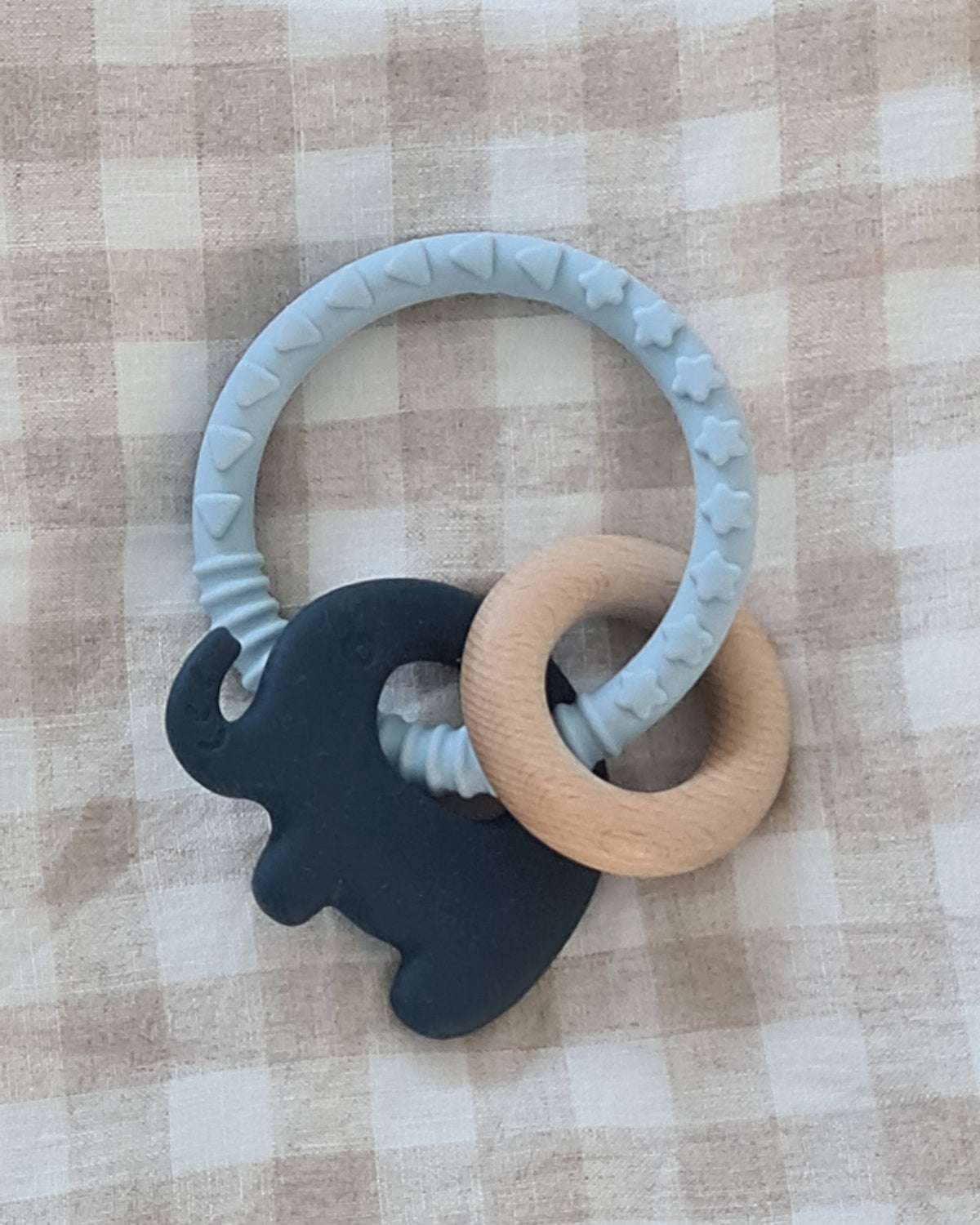 Billy Teether Ring - Blue