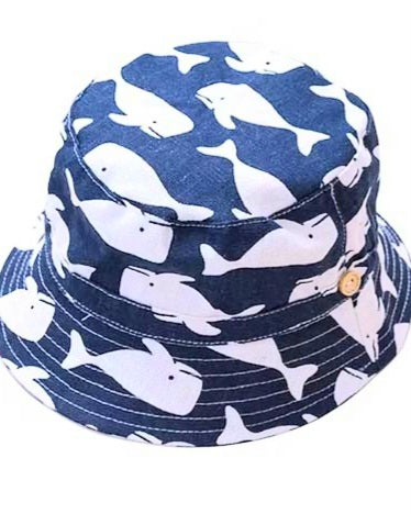 Blue Whale Bucket Hat - 3-5Yr