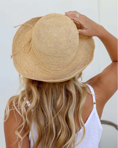 Camille Raffia Sun Hat