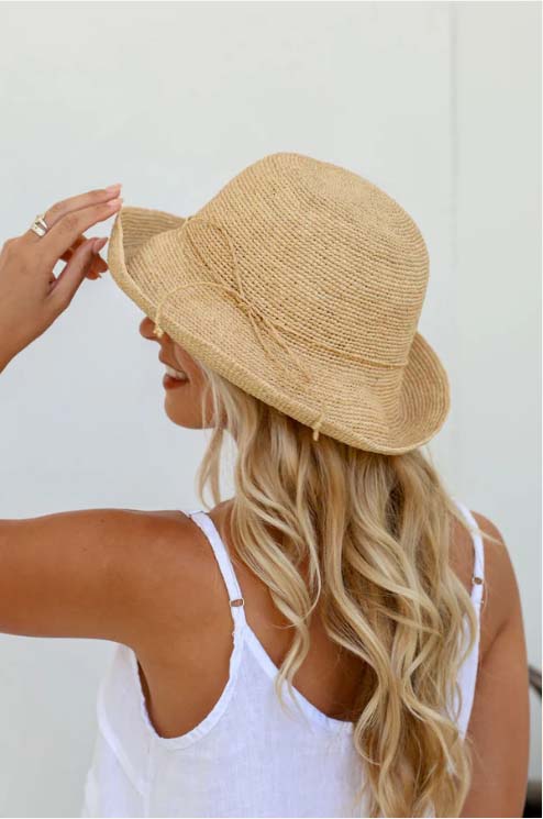 Camille Raffia Sun Hat