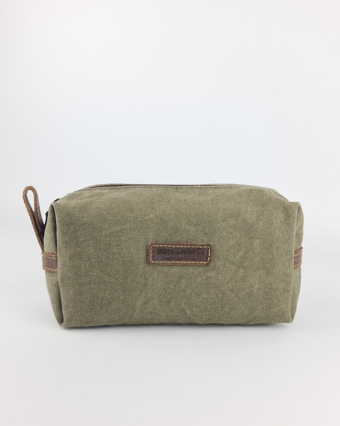 Canvas / Leather Toiletry Bag