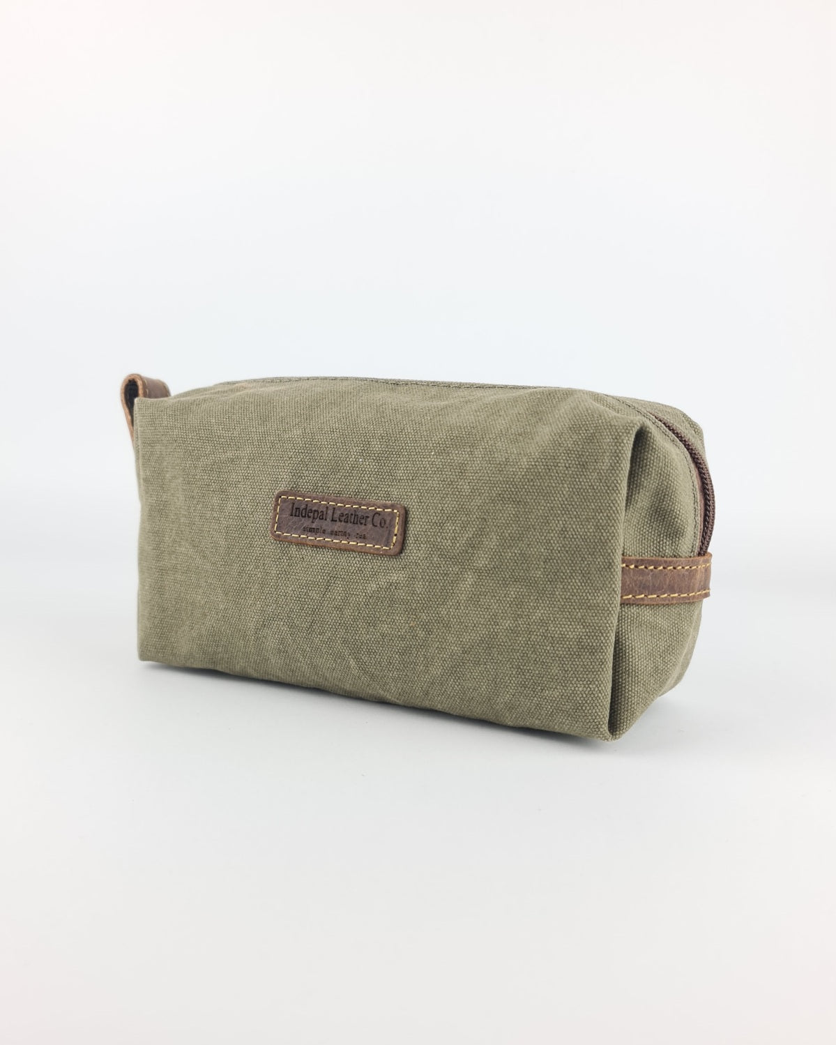 Canvas / Leather Toiletry Bag