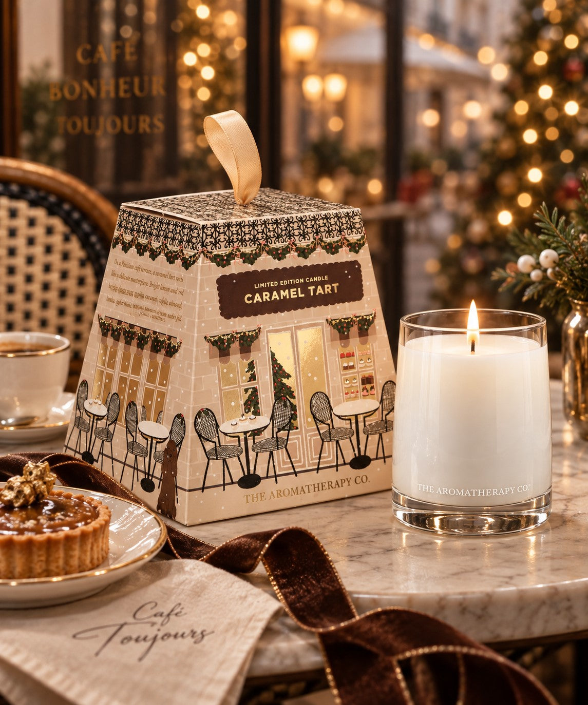 Therapy Festive Candle 80g – Caramel Tart