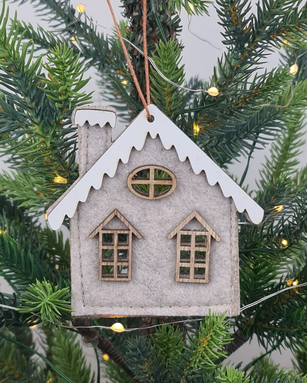 Woodland Wide House Hanging Ornament