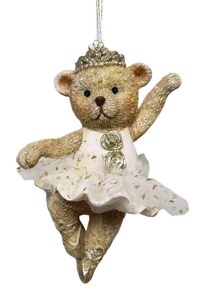 Clara Ballerina Bear Christmas Ornament