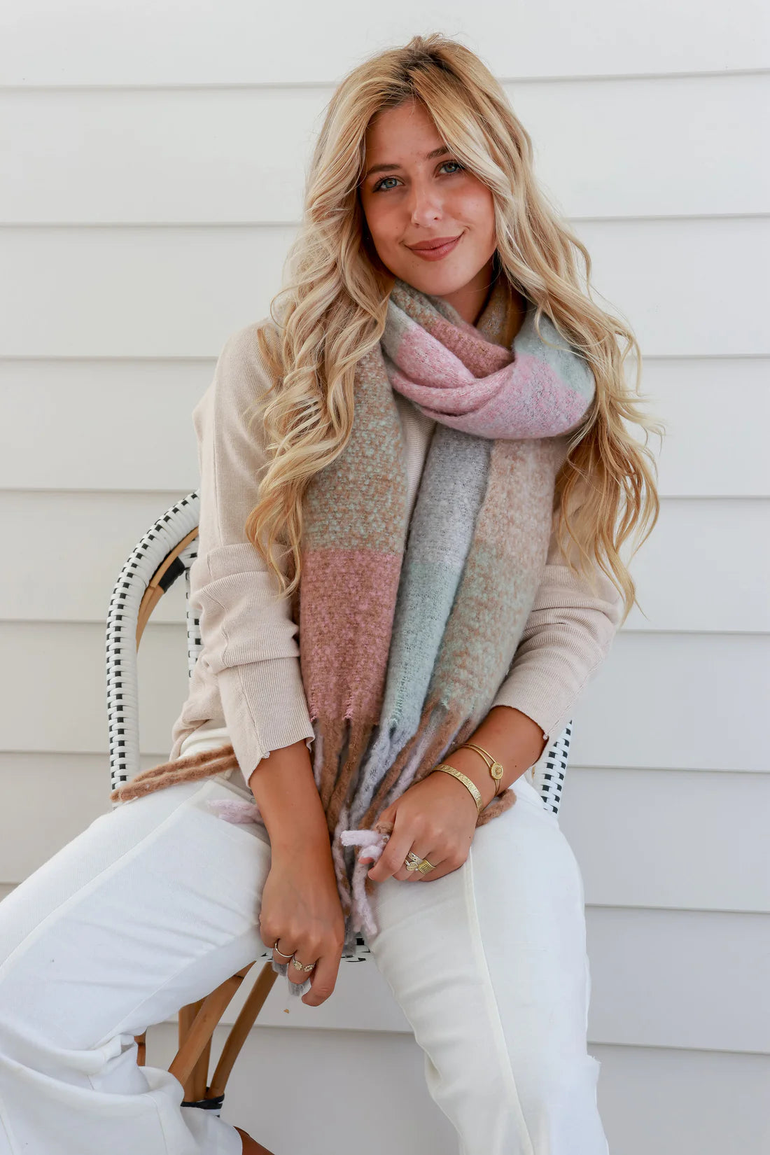 Clara – Blossom Mist Scarf