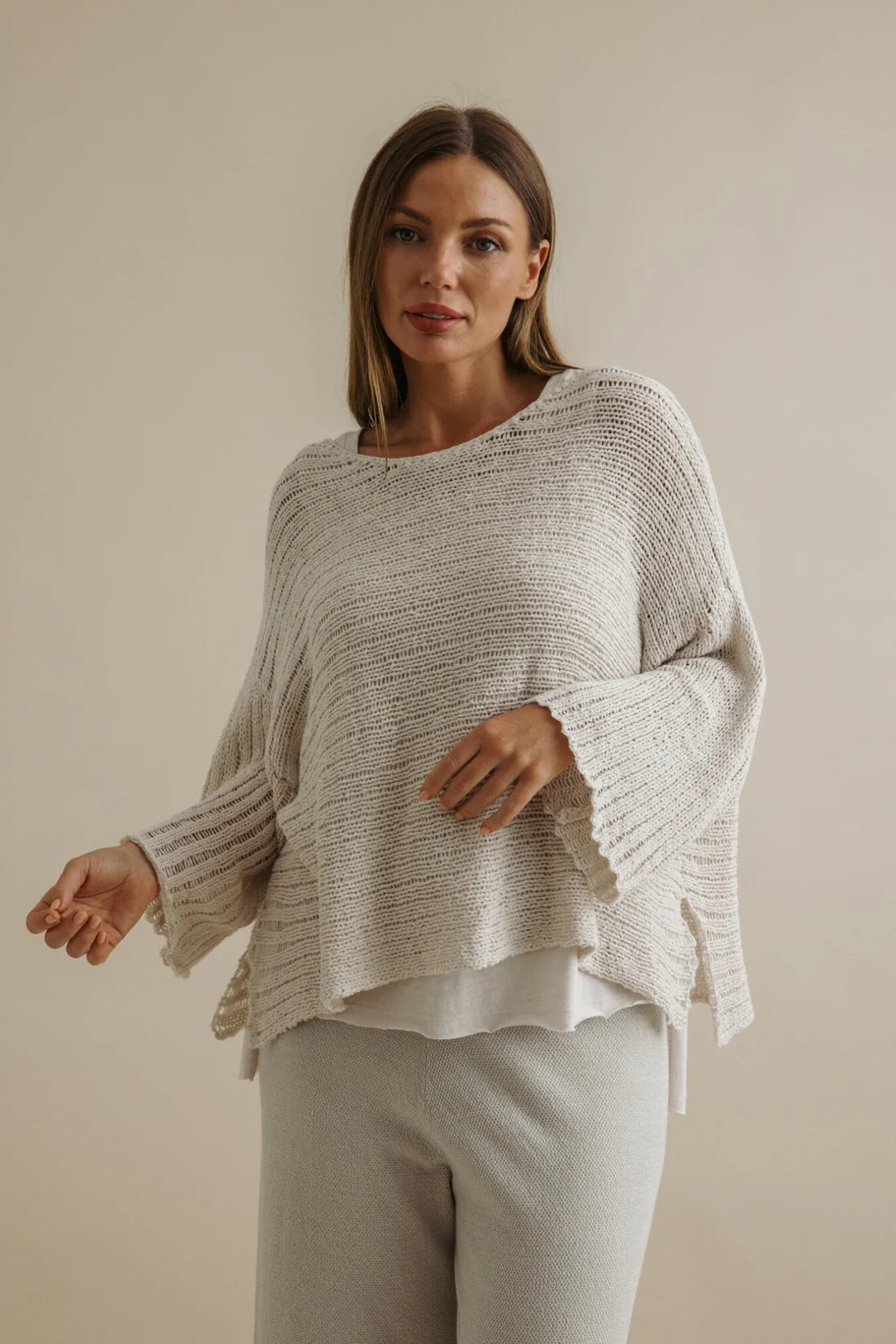 Coast to Coast Pullover - Pearl