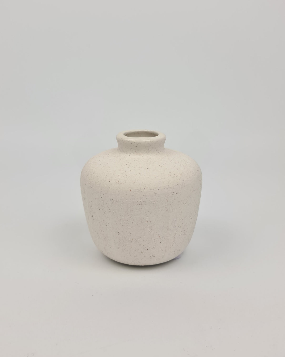 Drift Textured Vase – White Chalk