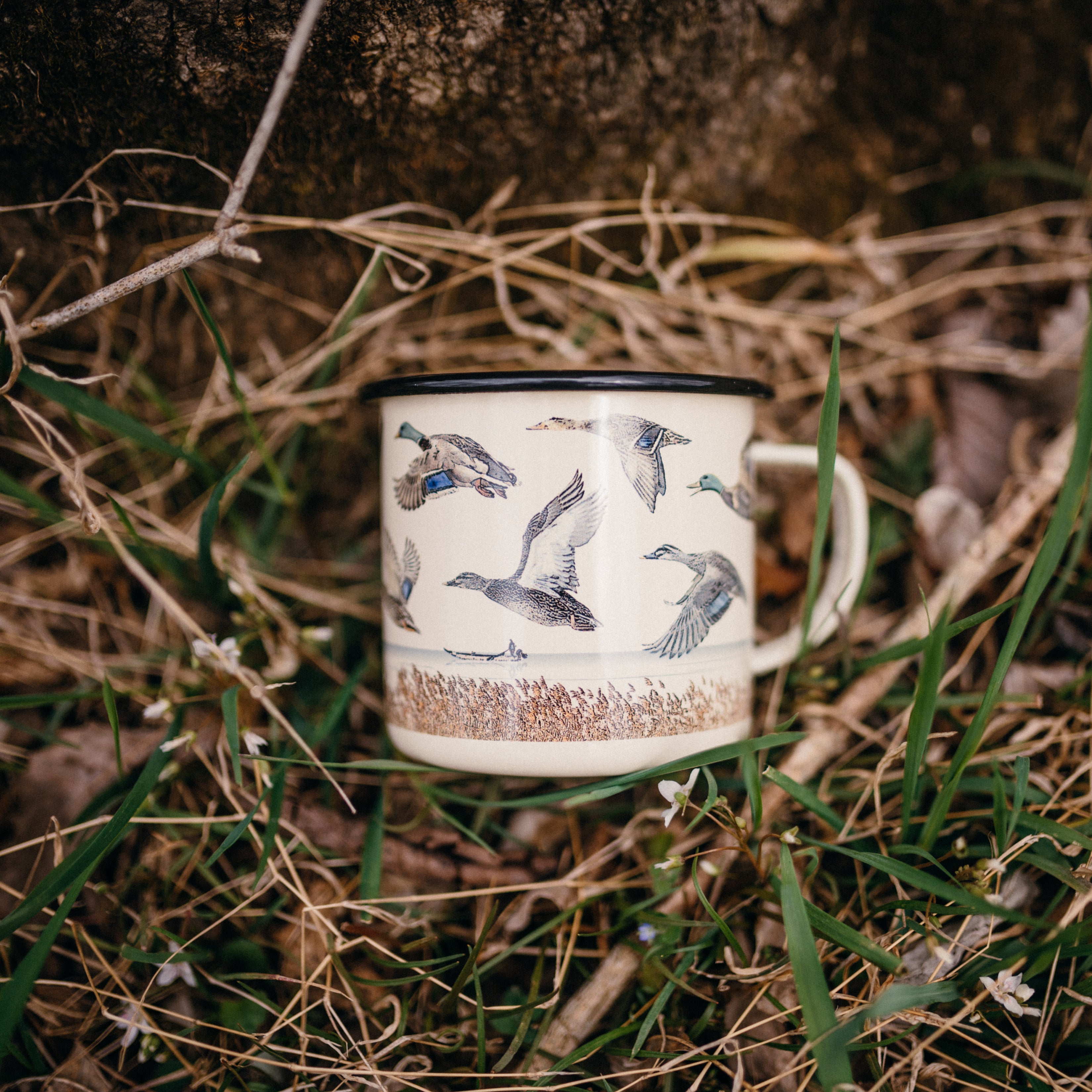 Enamel Mug - Lake & Duck