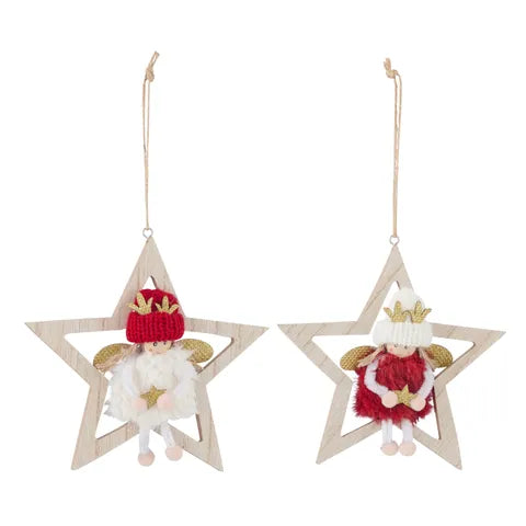 Starry Christmas Angels – Ruby & Pearl