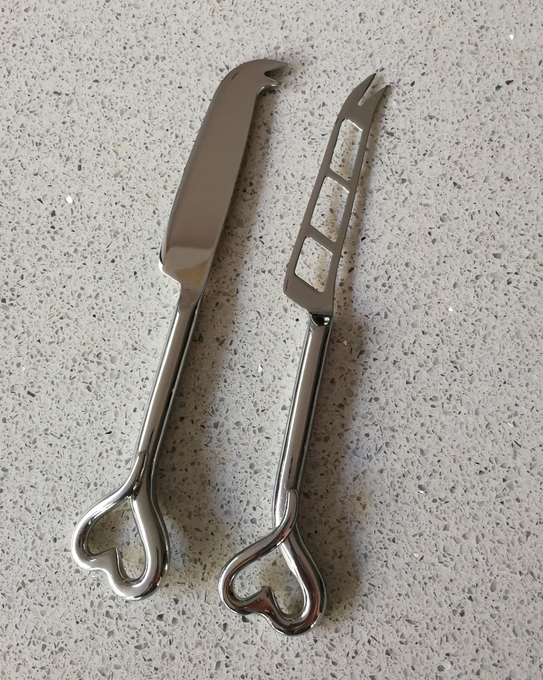 Forged Steel Cheese Knife Set – Choose from Heart, Leaf or Knot