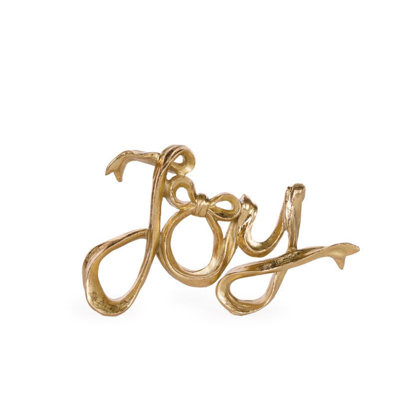 Gilded Joy Sign - Gold