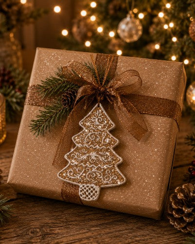 Gingerbread Tree Hanging Ornament – Resin
