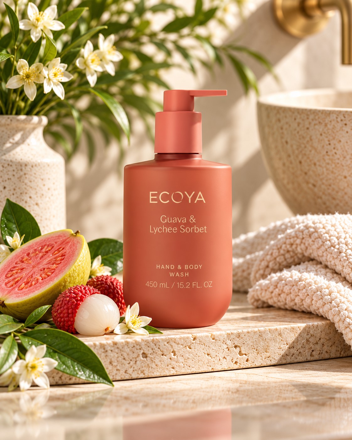 Guava & Lychee Sorbet Hand & Body Wash