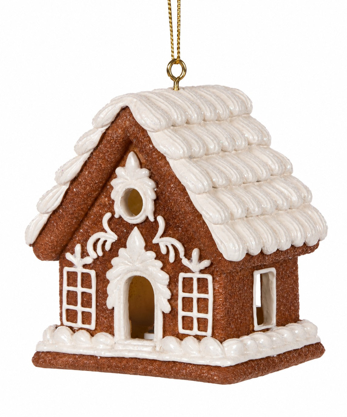 Hanging Gingerbread House LED