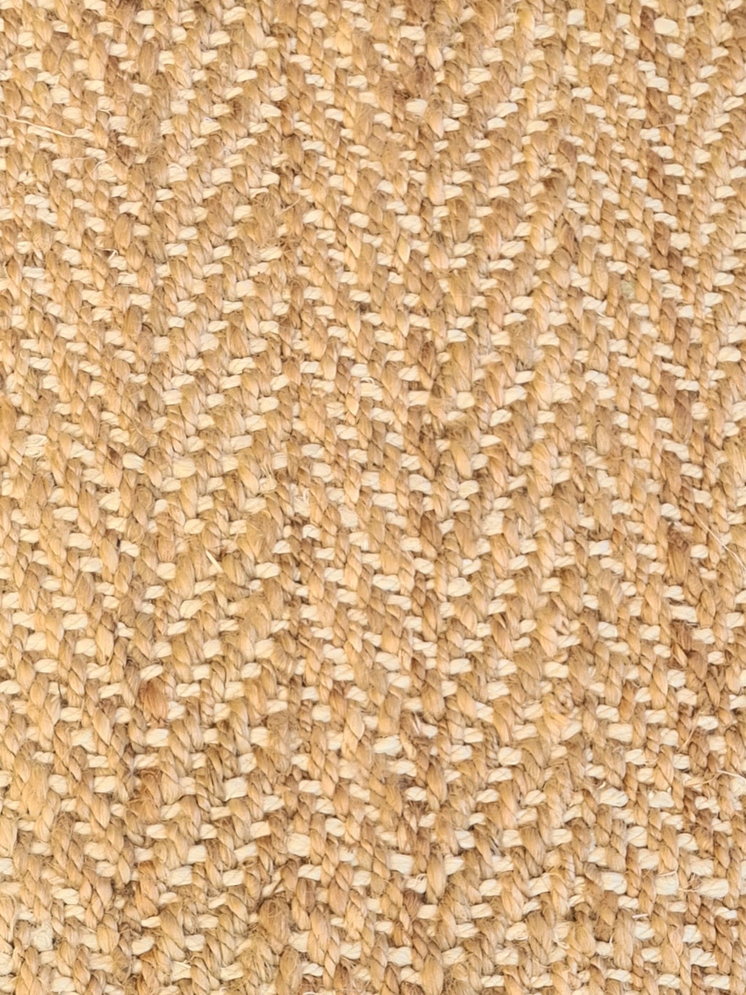 Herringbone Jute Runner – Natural / Ivory (70 x 140cm)