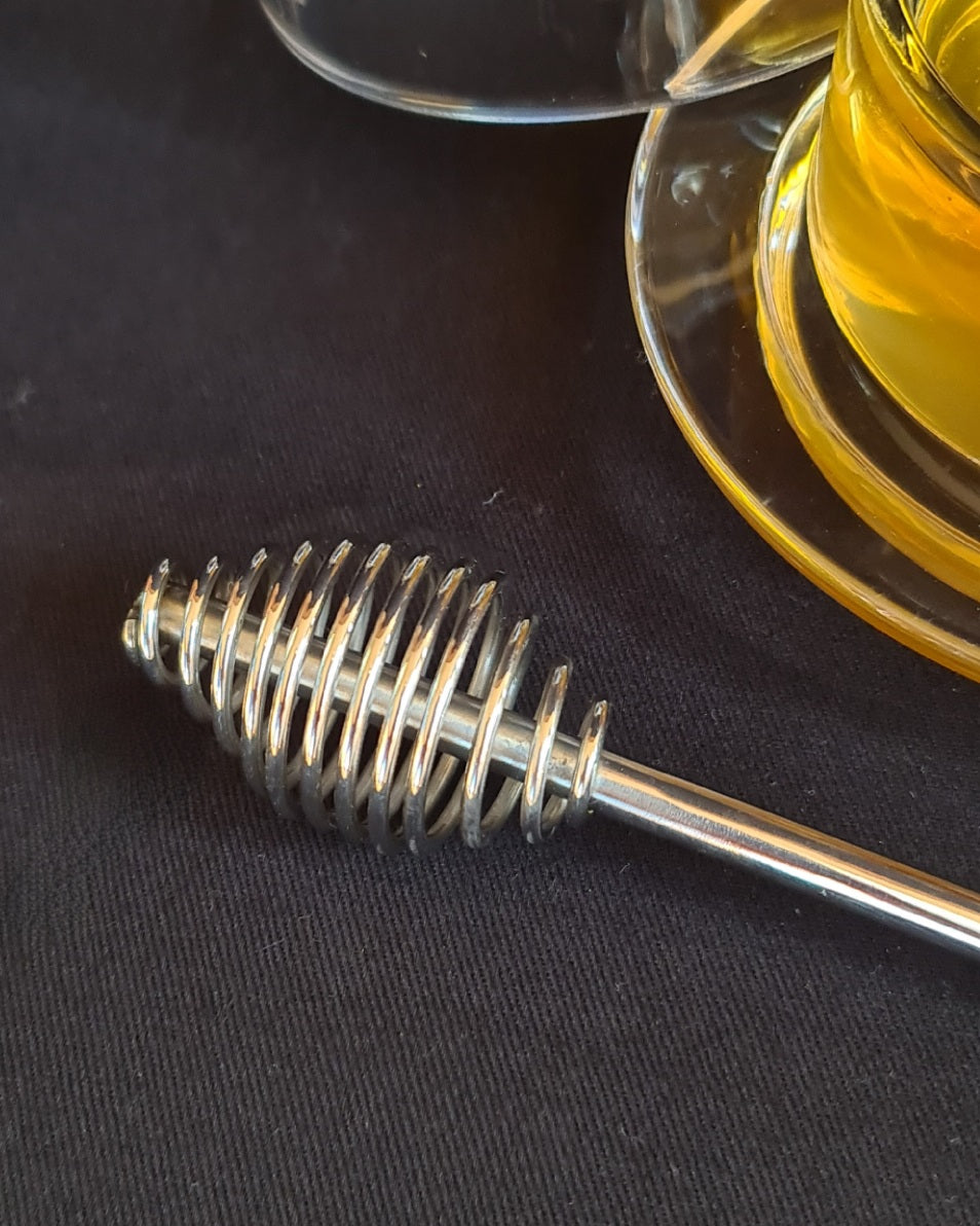 Hand-Forged Stainless Steel Honey Drizzler