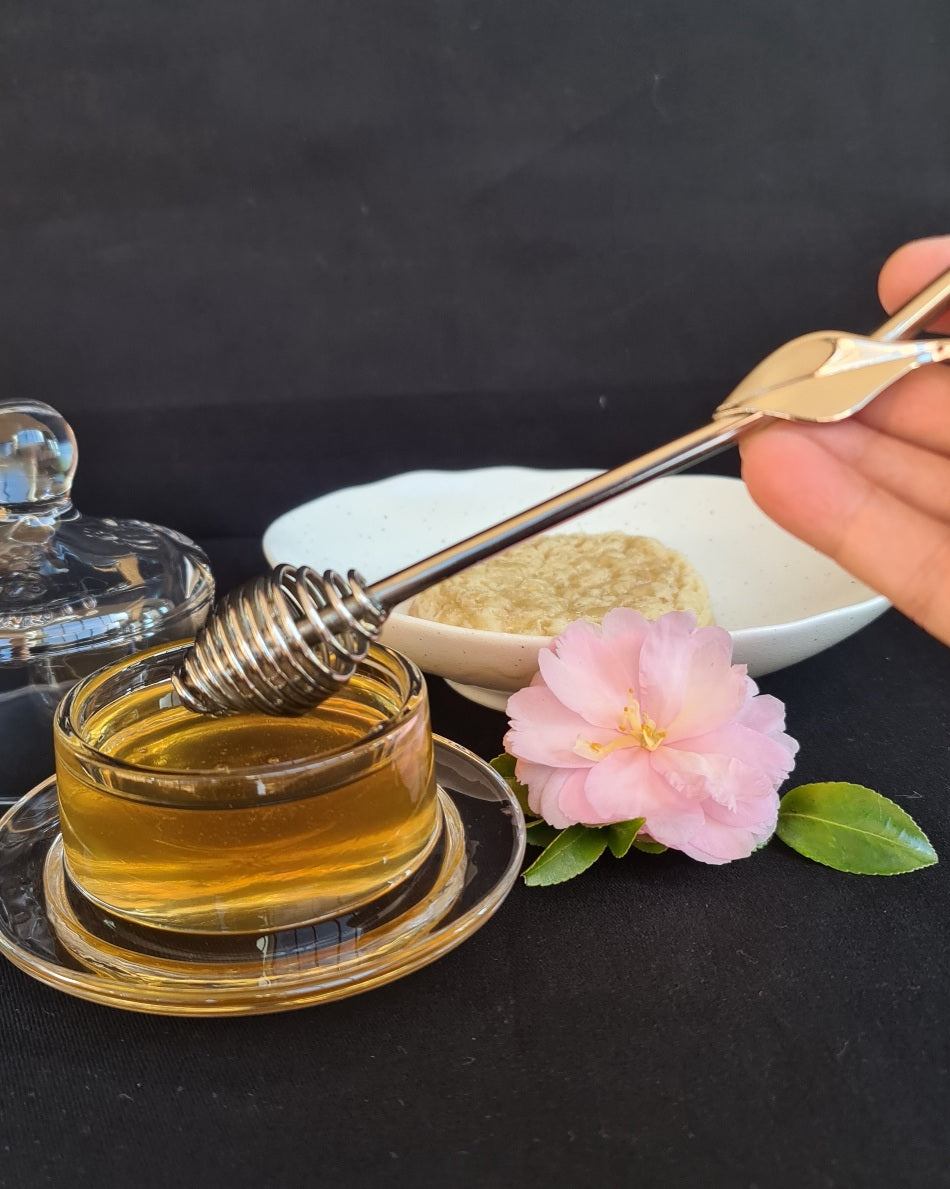 Hand-Forged Stainless Steel Honey Drizzler
