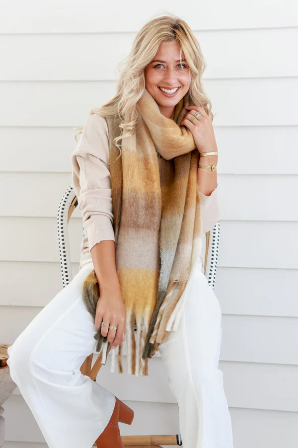 Isla – Caramel Cocoa Scarf