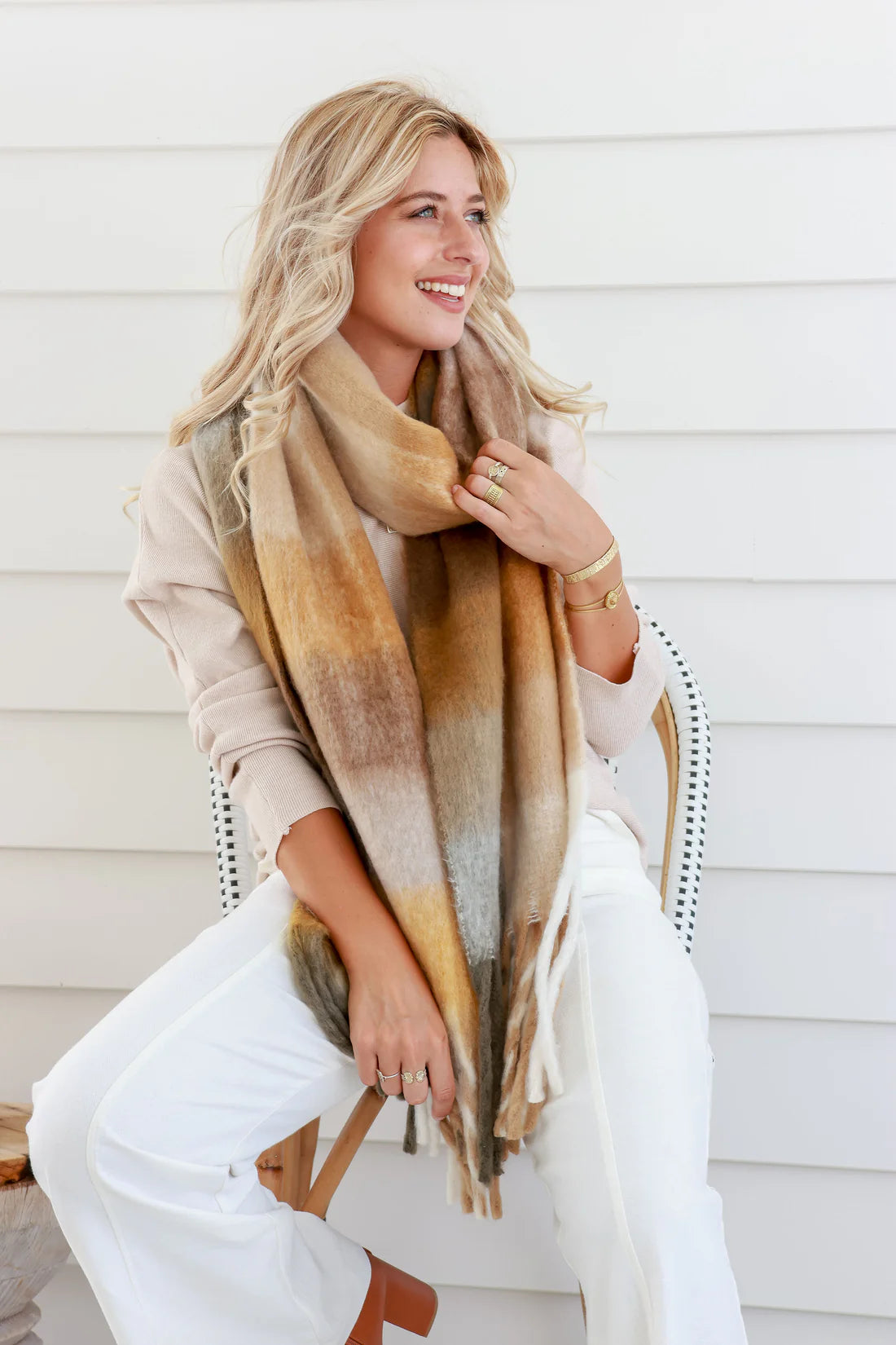Isla – Caramel Cocoa Scarf