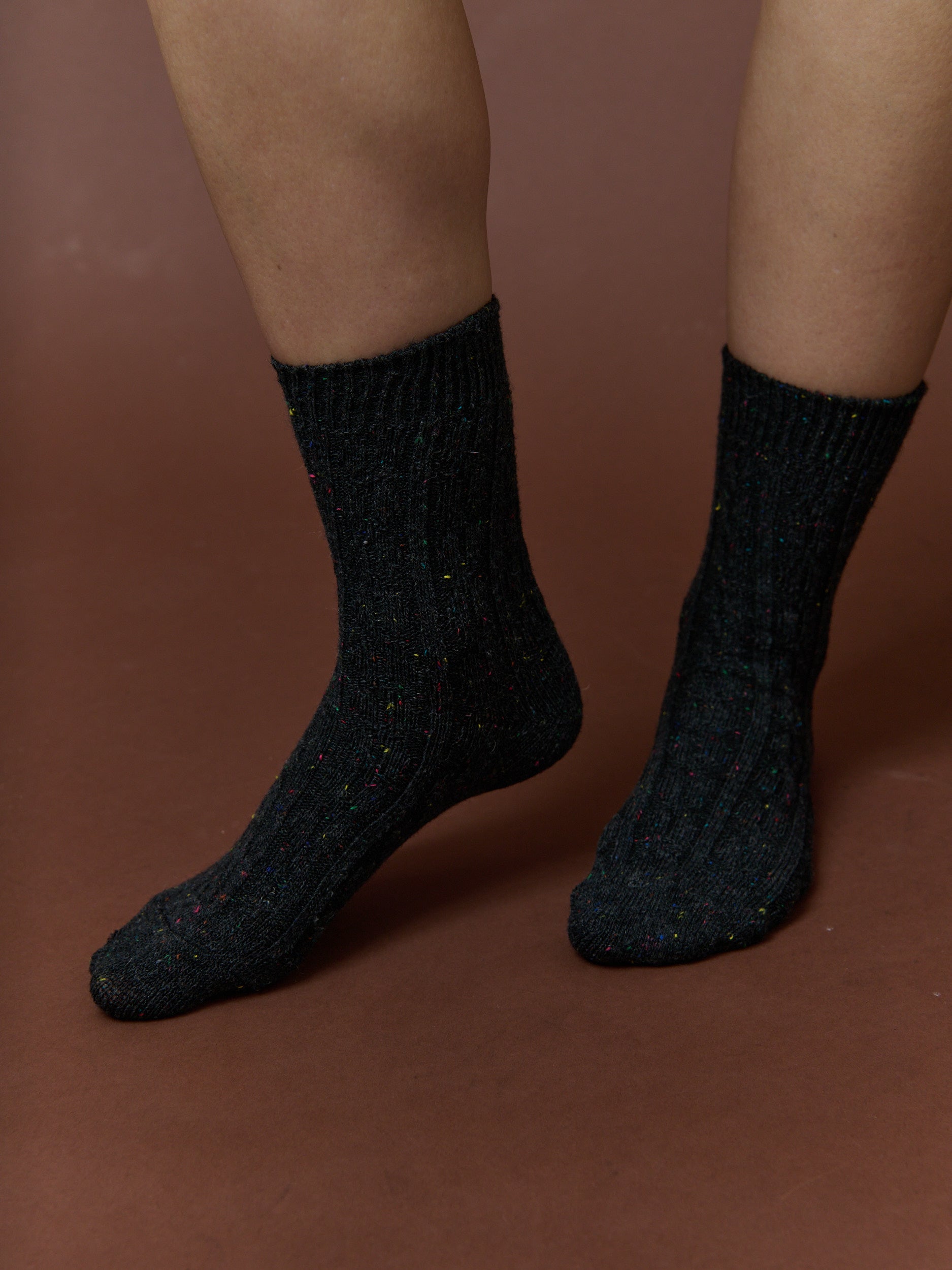 Jellybean Crew Sock - Charcoal