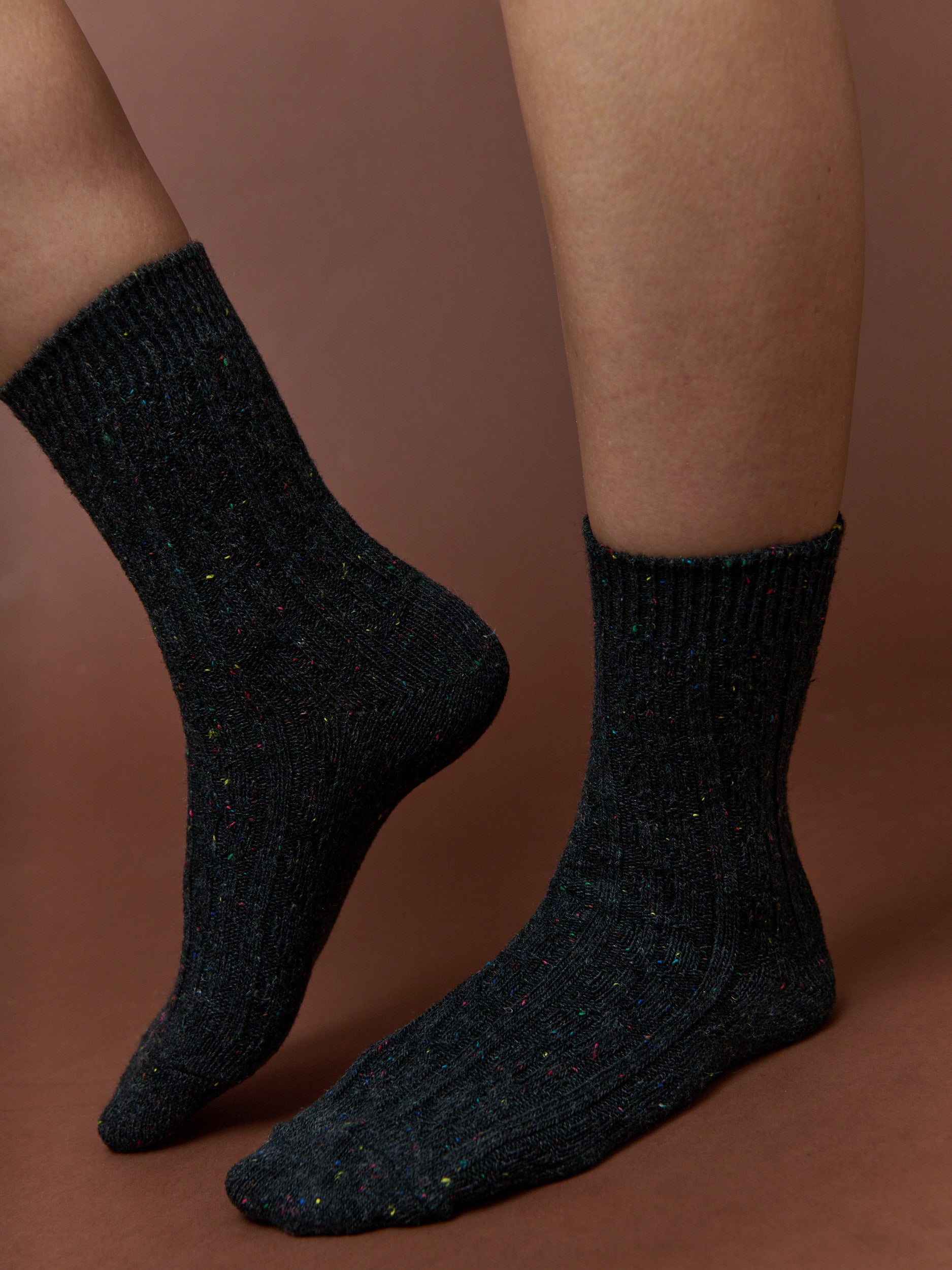 Jellybean Crew Sock - Charcoal