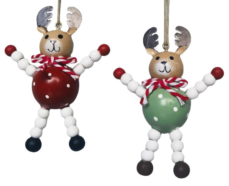 Jolly Reindeer Christmas Ornament – Ruby & Peppermint