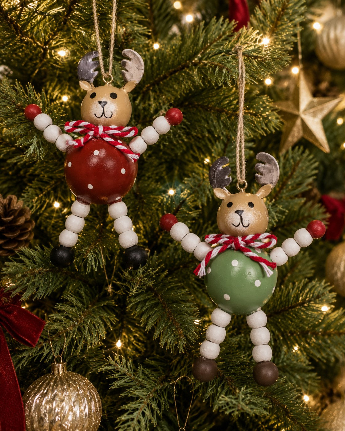 Jolly Reindeer Christmas Ornament – Ruby & Peppermint