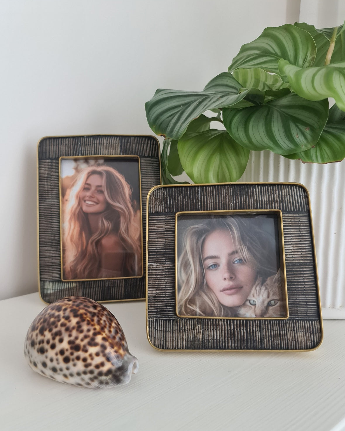 Josie Horn & Brass Photo Frame 4x4
