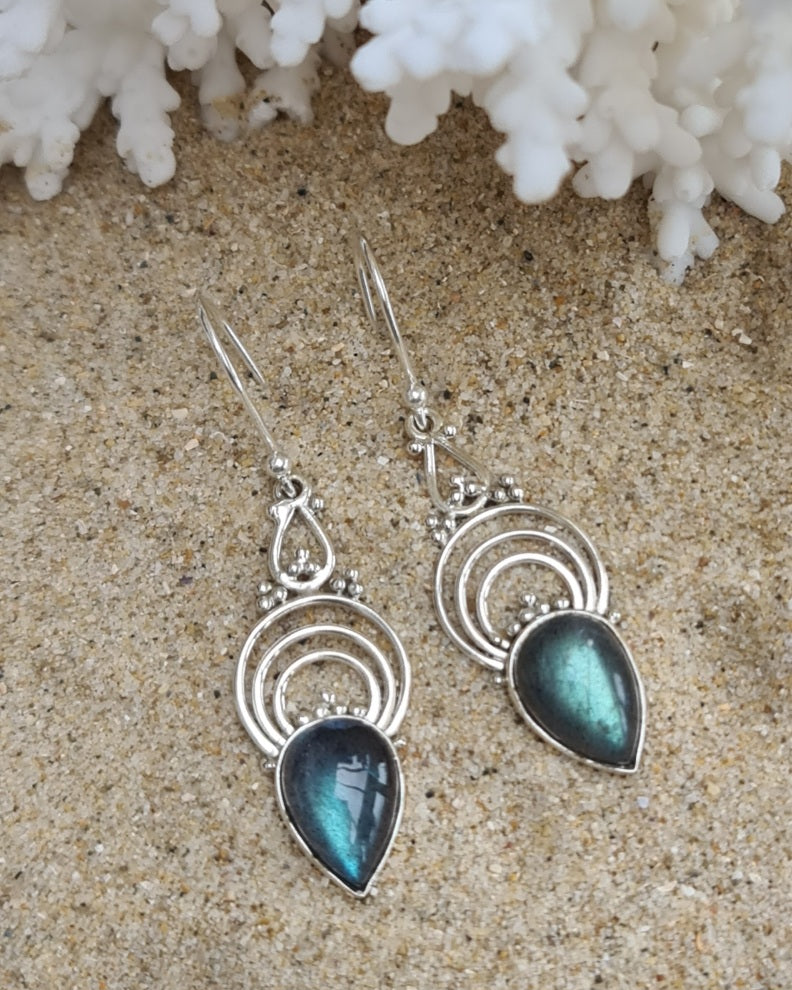 Layla Labradorite Earrings