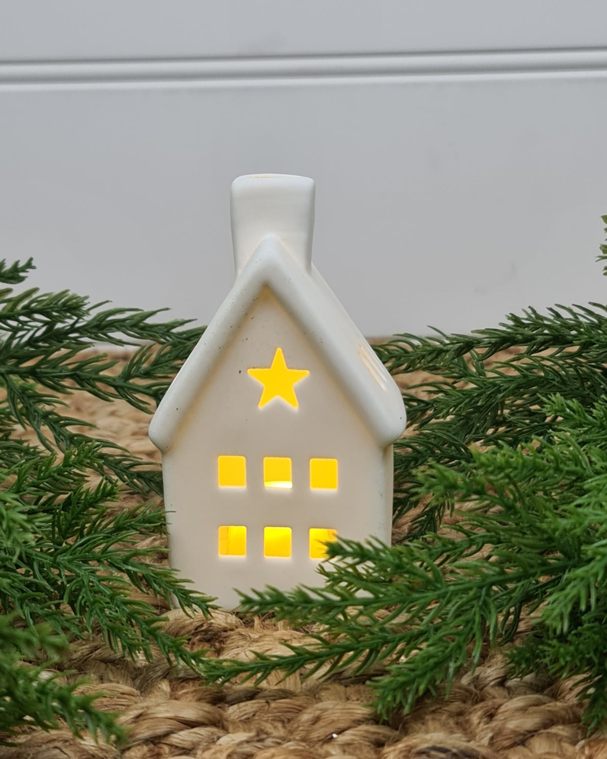Light Up Porcelain House - Small