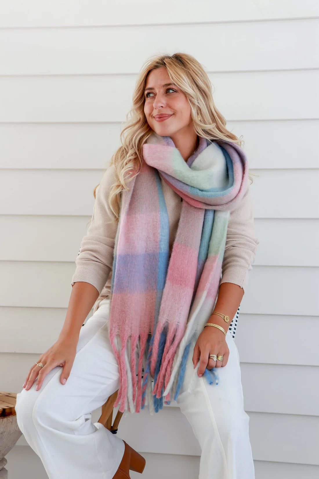 Lila – Candy Swirl Scarf