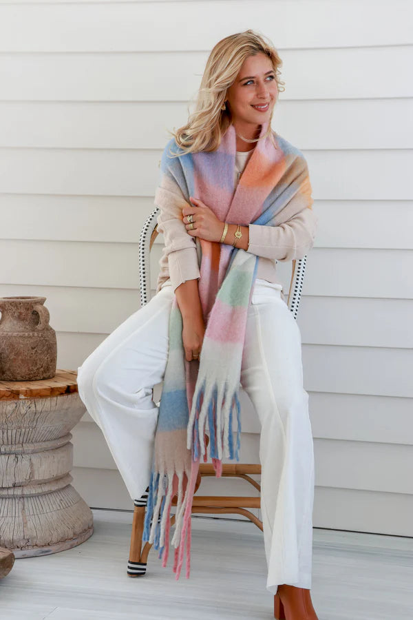 Lila – Candy Swirl Scarf