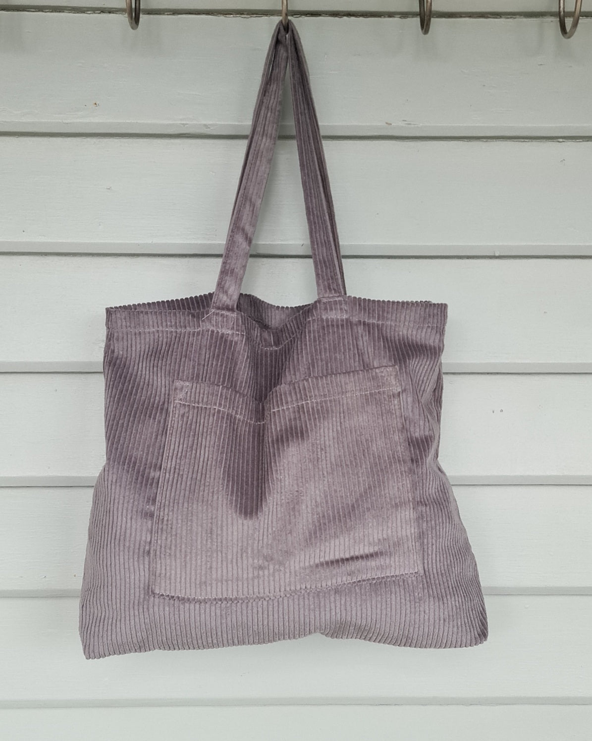 Loo Loo Cord Tote – Grey