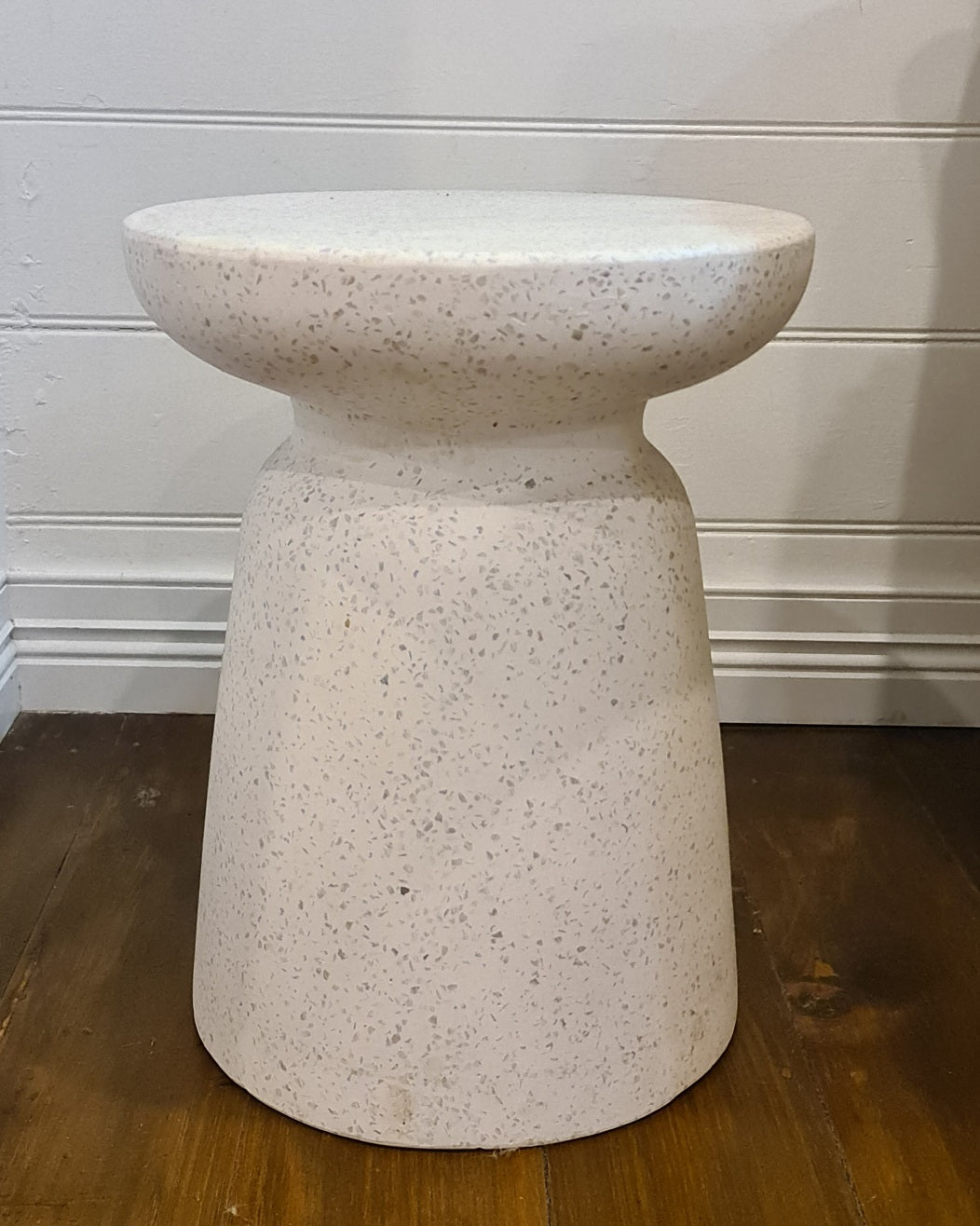Luca Flecked Stone Side Table