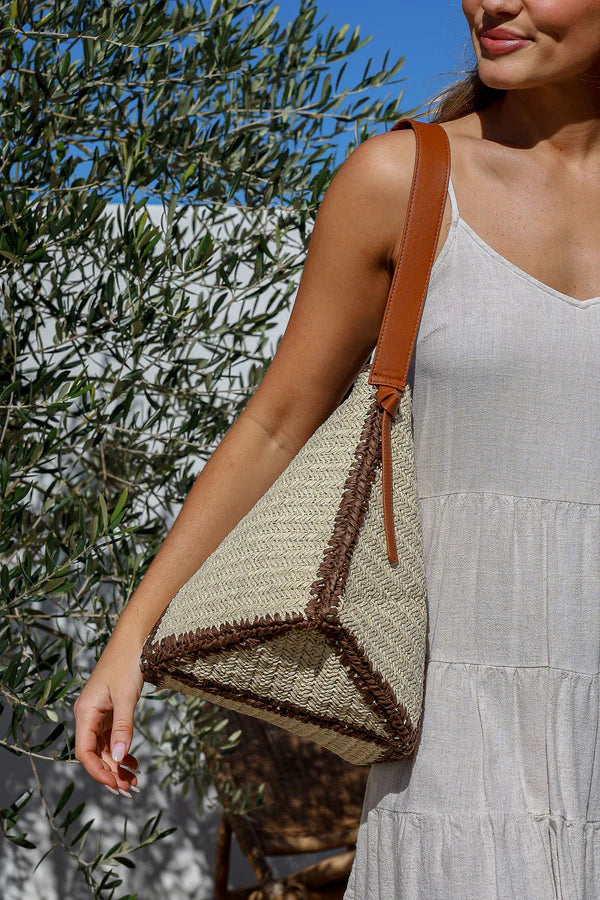 Lucia Woven Tote