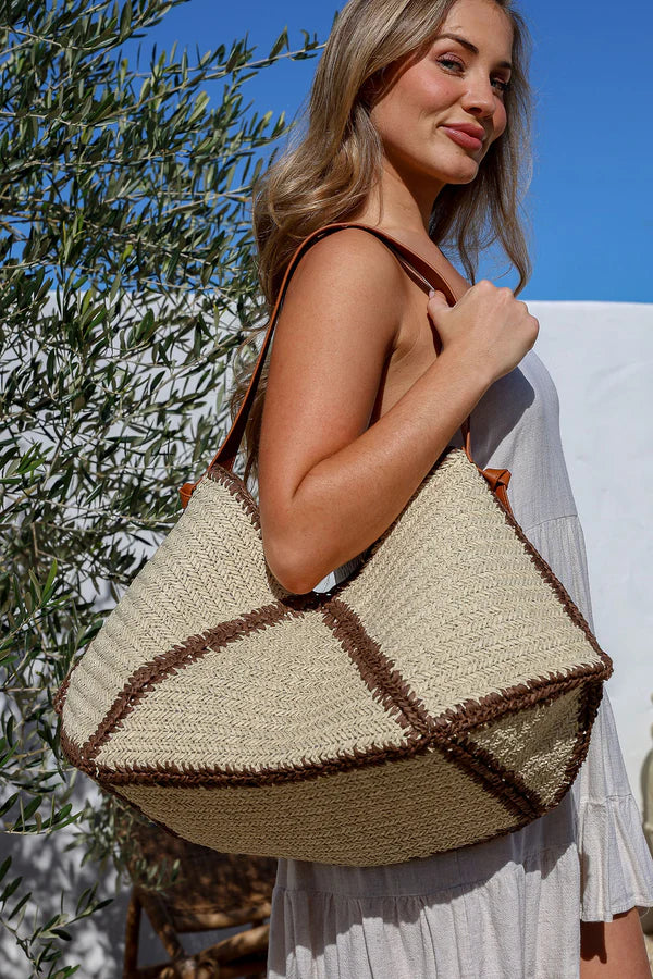 Lucia Woven Tote