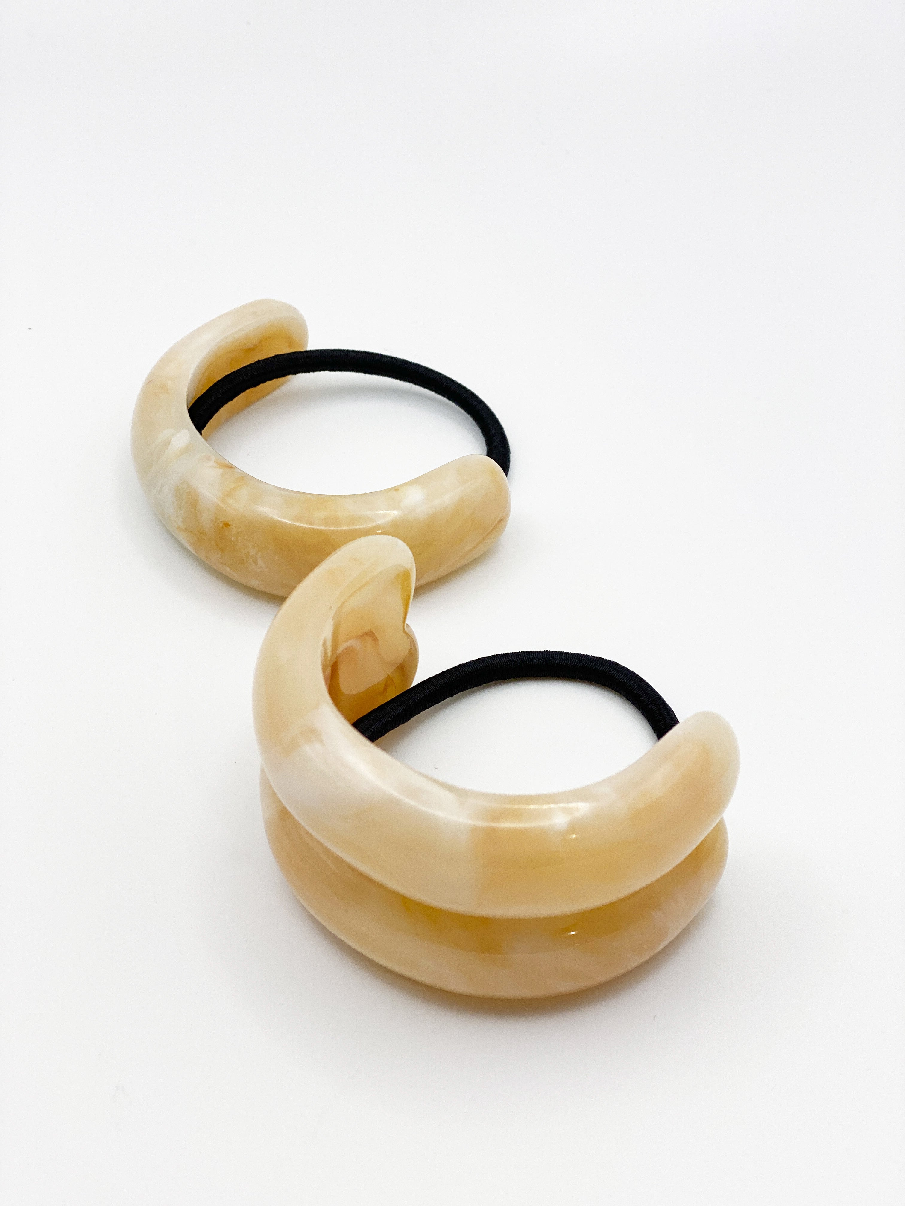 Orella Loop Hair Tie - Ivory