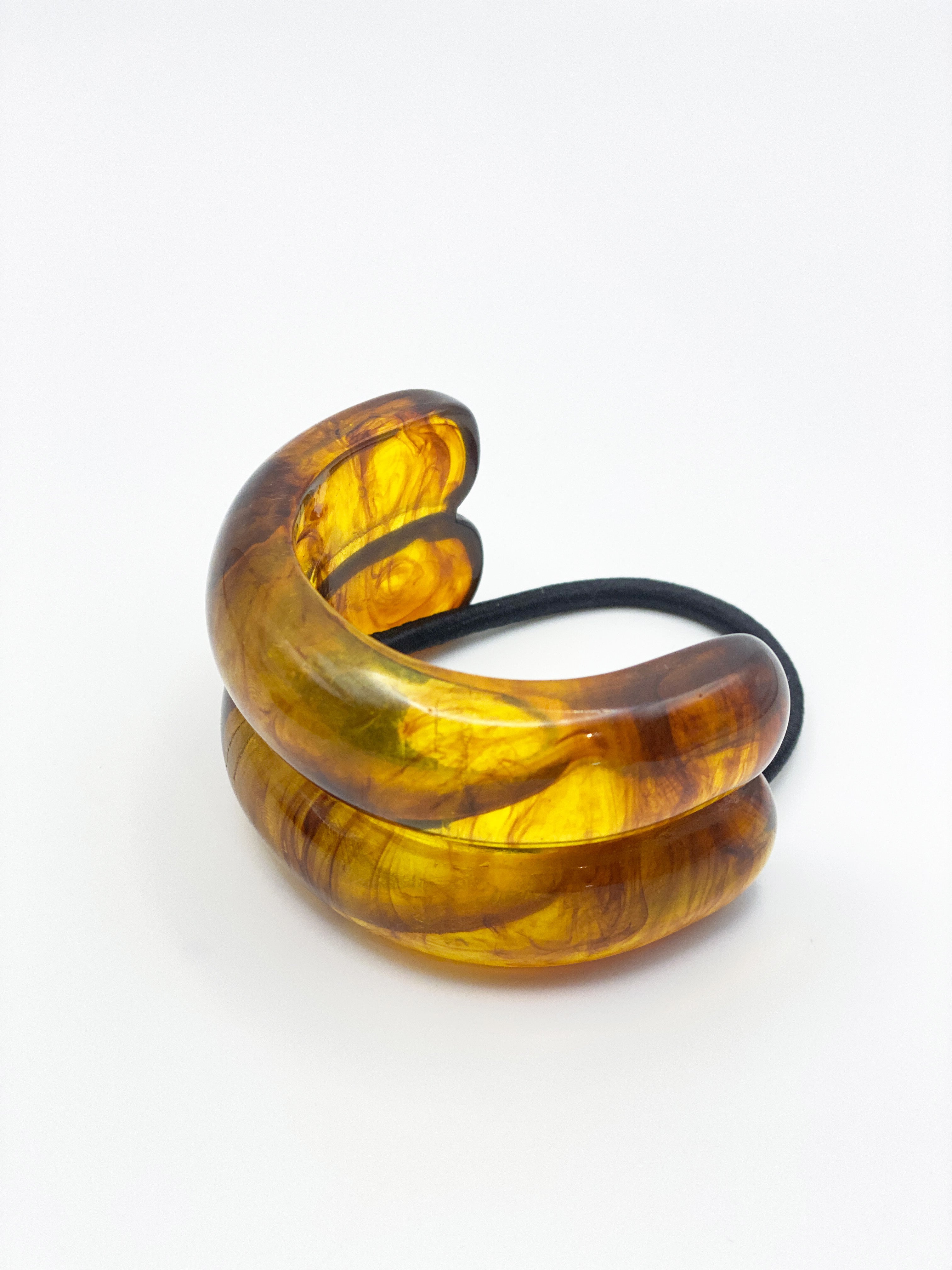 Orella Loop Hair Tie - Brown